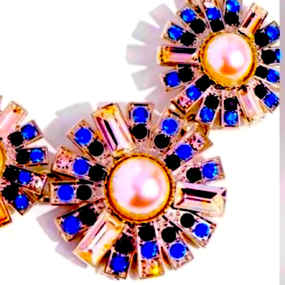 💙💎💙 “GATSBY GALLERY” BLUE NECKLACE WITH FREE EARRINGS ~ PAPARAZZI❗️ 💙💎💙